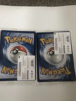 2 X Pokemon Pikachu at the Museum Jumbo Promo Card - Natural History - Sealed - Image 2