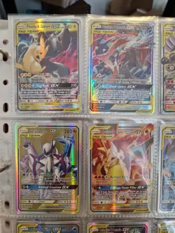 Pokemon TAG TEAM GX Card Bundle (9) - Charizard Reshiram Pikachu - PRXY Fan Disp - Image 2