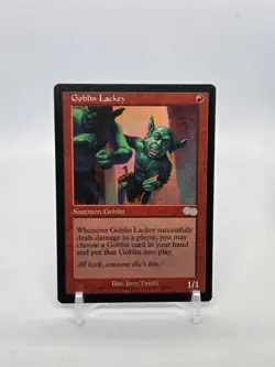 Goblin Lackey MTG Urza's Saga NM-MT Vintage - Image 1