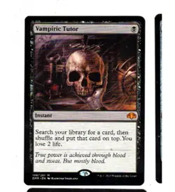 VAMPIRIC TUTOR Dominaria Remastered MTG Out-of-Pack QUALITY - Image 1