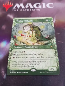 Mtg. Tender Wildguide. Showcase. Bloomburrow. Nm - Image 1