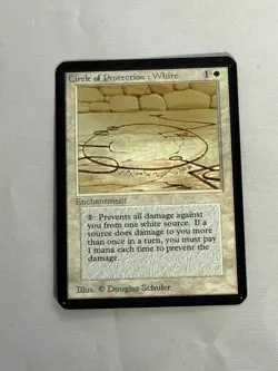 MTG Circle of Protection: White Alpha Magic the Gathering - Image 1