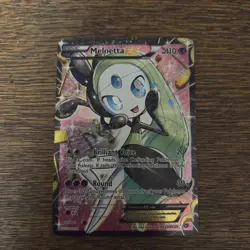 Pokemon Meloetta EX Full Art Ultra Rare RC25/RC25 Legendary Treasures Holo - Image 1