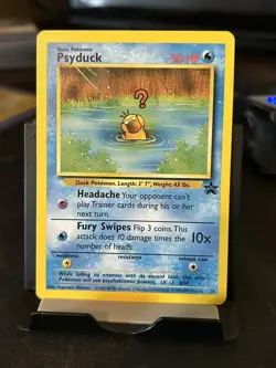 Pokemon Wotc Black Star Promo # 20 Psyduck,,not played - Image 1