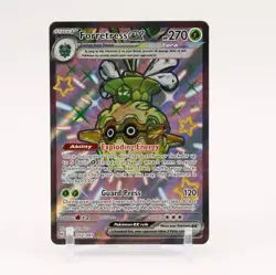 Forretress ex - 212/091 Paldean Fates Full Art Shiny Pokemon - NM/MINT - Image 1