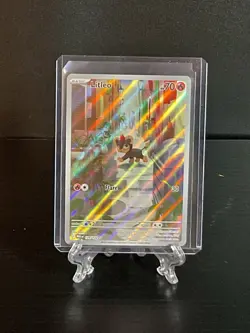 Litleo 139/132 Illustration Rare Mega Evolution Pokemon TCG NM/M - Image 1