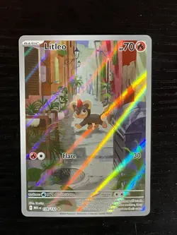 Litleo 139/132 Illustration Rare Mega Evolution Pokemon TCG NM/M - Image 2