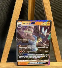 Lucario GX SM100 Ultra Rare Black Star Promo Pokemon TCG -NM - Image 1