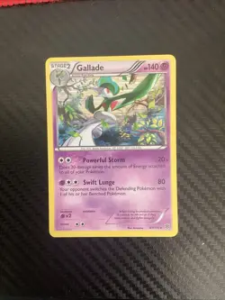 Pokemon TCG Gallade Plasma Storm 61/135 Unlimited Vintage Holo Rare NM - Image 1