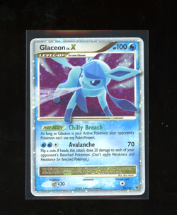 2008 Pokemon Diamond & Pearl Majestic Dawn 98/100 Glaceon LV.X Holo Foil Rare - Image 1