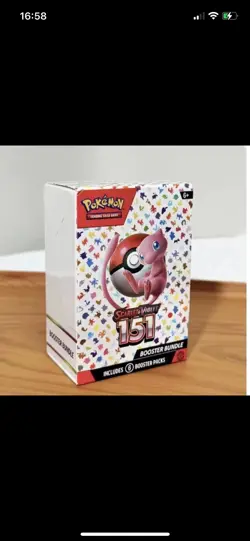 Pokemon TCG 151 Scarlet and Violet Booster Bundle - 6 Packs With Acrylic Box - Image 1