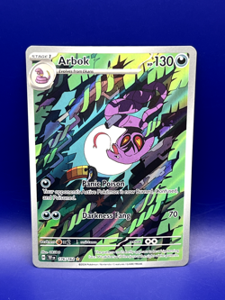 Arbok 176 Temporal Forces Illustration Rare Pokemon TCG - NM - Image 1
