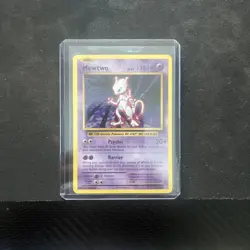 Pokemon TCG Mewtwo XY Evolutions Cracked Ice Holo - Image 1