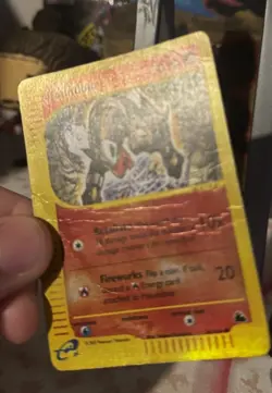 Houndour 66/144 Reverse Holo Skyridge Pokemon TCG Heavy Play HP/DMG Fast Ship - Image 5