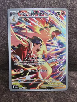 Pokemon TCG Ethan's Typhlosion Destined Rivals Illustration Rare 190/182 - Image 1
