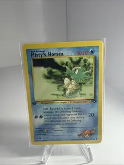 Pokemon TCG Misty's Horsea 1st Edition #87 Gym Challenge NM - Image 3