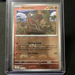 Heatmor 019/086 Master Ball Pattern White Flare Pokemon TCG - Image 1