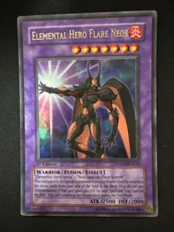 Yugioh! POTD-EN032 Elemental Hero Flare Neos 1st Edition - Image 1