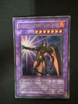 Yugioh! POTD-EN032 Elemental Hero Flare Neos 1st Edition - Image 2