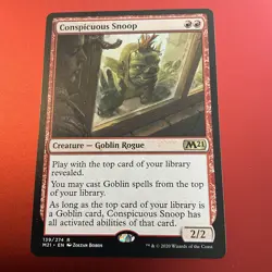 MTG 1x Conspicuous Snoop # 139 Core Set 2021 M21 Magic the Gathering Card x1 NM - Image 2