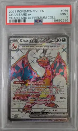 Charizard ex 056 Sv: Scarlet & Violet Promo Cards Holo PSA 9 MINT - Image 1