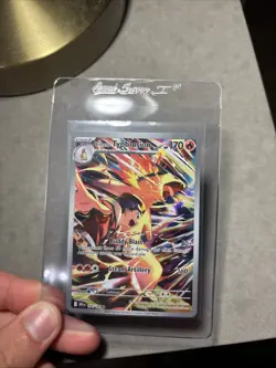 Ethan's Typhlosion Holo Illustration Rare Card 190/182 Sv10: Destined Rivals - Image 3