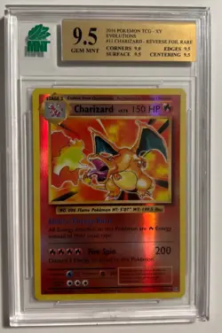 2016 Charizard XY Reverse Holo MNT 9.5 Gem Mint Pokemon TCG Rare Card ✅ - Image 2