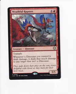 2023 MTG MAGIC COMMANDER THE LOST CAVERNS OF IXALAN WRATHFUL RAPTORS - Image 1