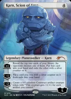 MTG Karn, Scion of Urza - Rainbow Foil, Secret Lair Drop Series, Near Mint, Engl - Image 1
