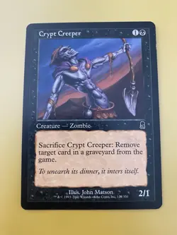 Magic The Gathering lot, x4 Zombie Cards: Rank and File, Gravedigger, Cremate. - Image 3
