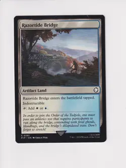 MAGIC THE GATHERING MTG FALLOUT RAZORTIDE BRIDGE - Image 1