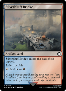 Silverbluff Bridge #290 | Near Mint | Fallout Magic MTG - Image 1