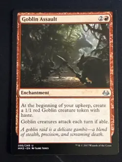 1x Goblin Assault (095) Modern Masters 2017 LP MTG Magic the Gathering x1 MKE - Image 1