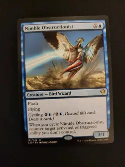 x1 Nimble Obstructionist R MTG Commander 2020 M/NM, English - Image 1