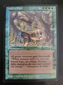 🔮Hidden Path - The Dark - NM-/EX+ - Magic The Gathering - MTG - Image 1