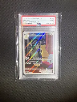 Pokemon TCG Persian Shrouded Fable Illustration Rare Holo 078/064 PSA 9 - Image 1