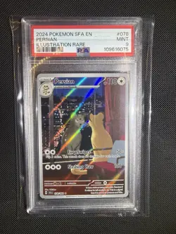Pokemon TCG Persian Shrouded Fable Illustration Rare Holo 078/064 PSA 9 - Image 2
