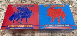 Pokemon Sword and Shield Base set Elite Trainer Box ETB - Set Of 2 - Sealed - Image 1