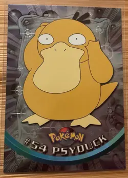 1999 Topps Pokemon Tv Animation #54 Psyduck Near Mint Ungraded Pokemon Holo - Image 1