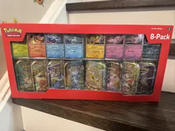 Pokemon TCG: Prismatic Evolutions Costco Mini Tins (8-Pack) - BRAND NEW / SEALED - Image 1