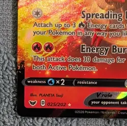 player prize pack Pokemon Victini V 025/202 Sword & Shield Ultra Rare Holo - Image 4