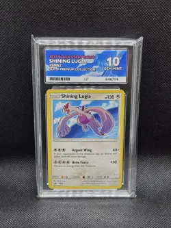 ACE *PERFECT* 10 Shining Lugia SM82 Pokemon Black Star Promo - NOT PSA - POP 1 - Image 1