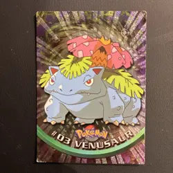 1999 Topps Pokemon TV Animation Series 1 - Venusaur #03 - HOLO FOIL - Image 1