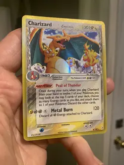 Charizard (Delta Species) 4/100 Crystal Guardians Holo Pokemon TCG MP - Image 3