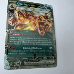 Charizard EX SVP 196 Promo 054/091 Oversized Jumbo Lenticular Pokemon TCG Card - Image 4