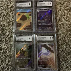 Pokemon TCG Graded Lot Of 4 Mint Japenese + Free Random Slab - Image 1