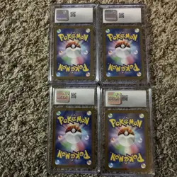 Pokemon TCG Graded Lot Of 4 Mint Japenese + Free Random Slab - Image 2