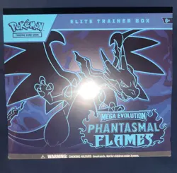 Pokemon TCG: Mega Evolution Phantasmal Flames ETB Elite Trainer Box - Image 1