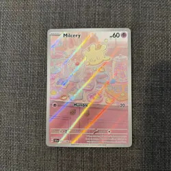 Pokemon TCG Milcery 152/142 Stellar Crown Illustration Rare - Image 1
