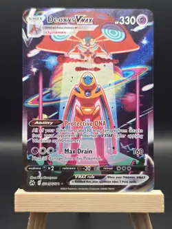 Pokemon Deoxys VMAX GG45/GG70 Crown Zenith Galarian Gallery Full Art Holo - Image 1